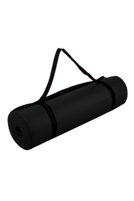 Mat Multifuncional 15mm Yoga Ejercicios Negro