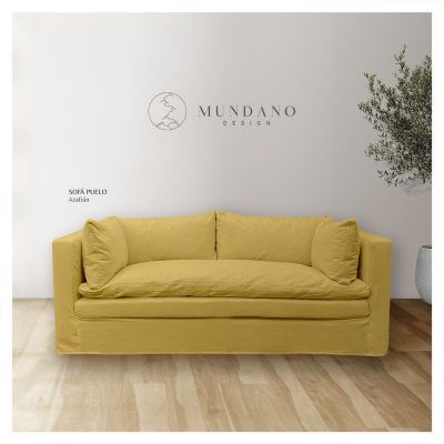 Imagen 2 del producto Sofá Puelo Chenille Azafran 3C