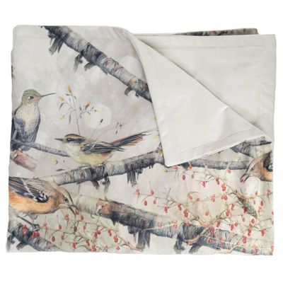 PIECERA VELVET MIX RAYADITO 220 X 90