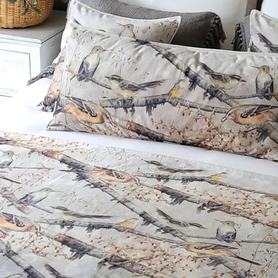 Imagen 2 del producto PIECERA VELVET MIX RAYADITO 220 X 90