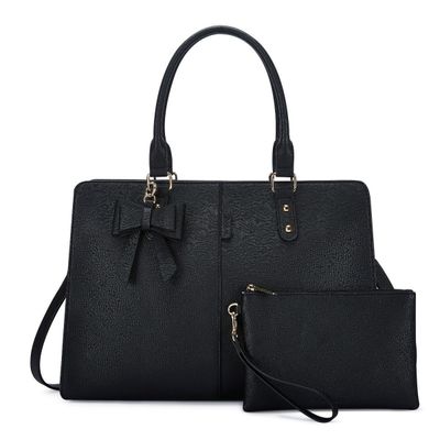 Ecosusi Bolso Maletin BOW 15.6""+ bolso de mano - Negro