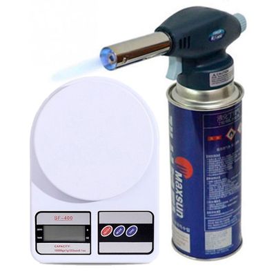 Balanza Digital De Cocina + Soplete 1300° + Gas