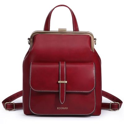 Ecosusi Mochila & bolso casual SHORTY - burdeo