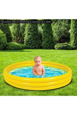 Imagen 2 del producto Piscina Infantil 300Lts 25cmx155cmx155cm Amarillo