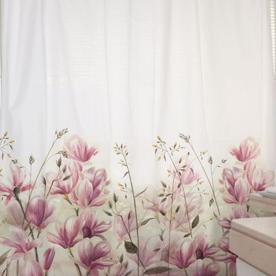Imagen 2 del producto CORTINA DE BAÑO ALGODÓN MAGNOLIAS