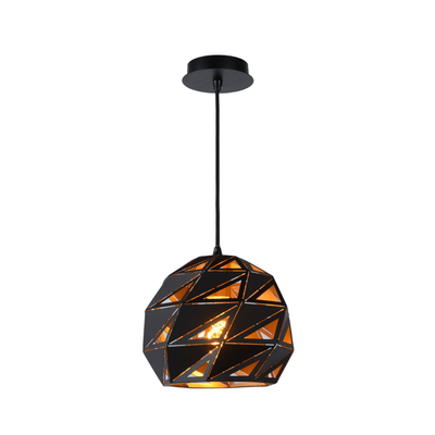 Lámpara Colgante Malunga Negro 1xE27