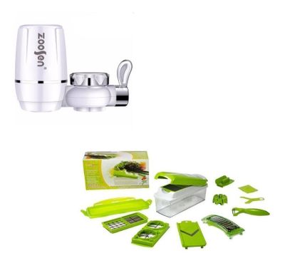 Filtro Purificador De Agua + Cortador De Verduras