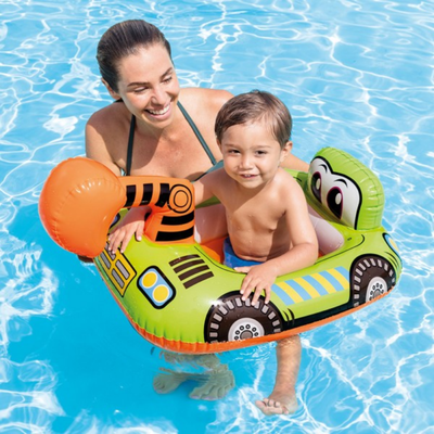 Imagen 2 del producto Flotador Inflable Bebe Excavadora Capacidad 15 Kg