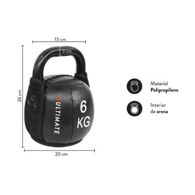 Imagen 2 del producto Kettlebell Soft Pro 6 kg