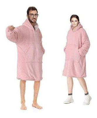 Imagen 2 del producto Manta Unisex Tipo Polerón Con Capucha Sherpa