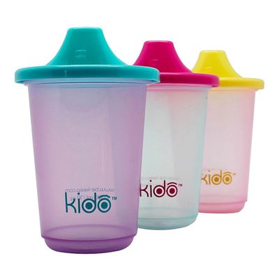 Imagen 1 del producto Set 3 Vasos Reutilizables 330ml Celes/Fucsia/Amari