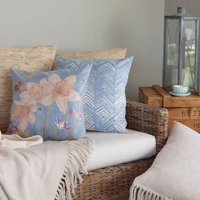 Imagen 2 del producto FUNDA COJÍN GAMUZA NARCISOS 45X45