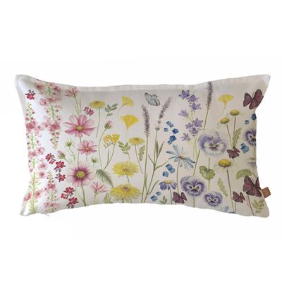 FUNDA COJÍN ALGODÓN  PRIMAVERA MULTICOLOR 50X30