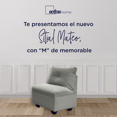 Imagen 2 del producto Butaca Mateo Chenille Gris Pata Plastica 1C