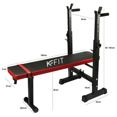 Imagen 2 del producto Banca de Pesas Multifuncional Plegable K-FIT