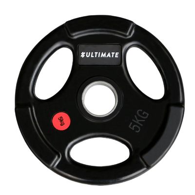 Disco Olímpico Engomado con Agarres 5 kg