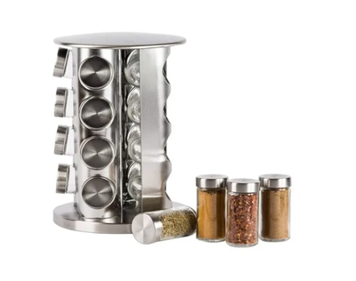 Set Condimentero Especiero Giratorio Cocina 16 Pcs