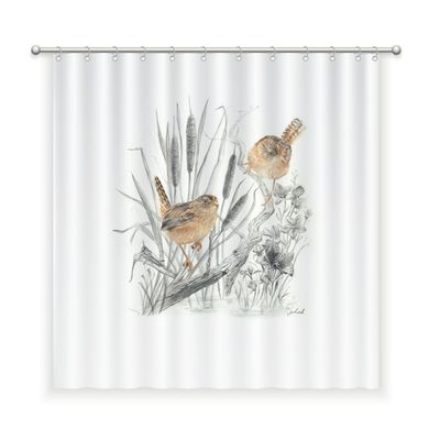 CORTINA BAÑO ALGODÓN ENCANTO CHERCANES