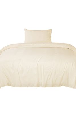 Sábana Broderie 1,5 Plazas Crema