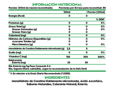 Imagen 2 del producto Creatina 432 gramos 80 servicios Sandia - ITALO GROTTINI