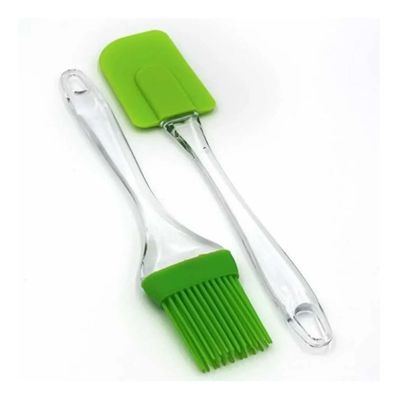 Pack 10 Set De Brocha Y Mezquino De Silicona