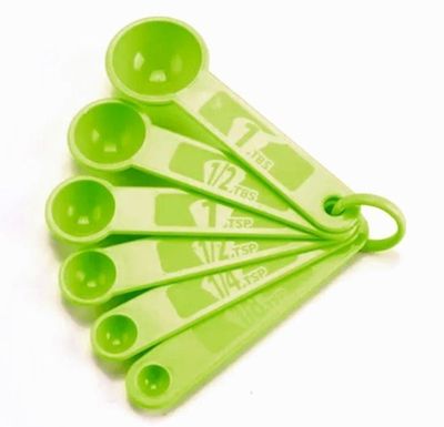 6 Cucharas Medidoras Cocina Reposteria 15 A 0,75ml Medidas