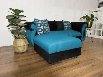 Imagen 2 del producto Seccional New Dominga Turquesa 3 Cuerpos