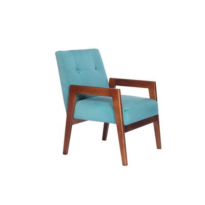 Imagen 2 del producto SITIAL MUNICH TELA VELVET TURQUESA