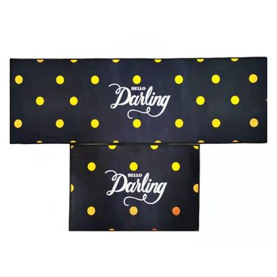 Set 2 Alfombra para cocina diseño Punto Dorado