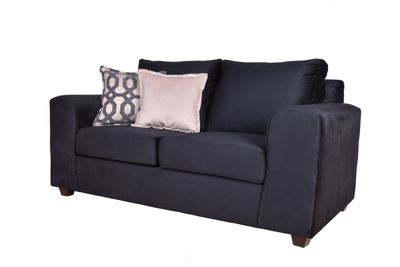 Imagen 2 del producto Sofa Kenia 2c Felpa Negro