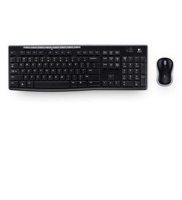 Kit Combo Teclado y Mouse Inalámbrico Logitech MK270
