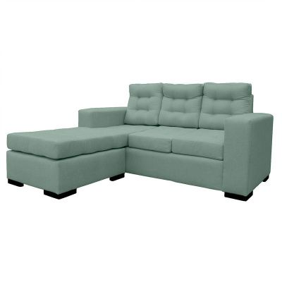 Imagen 2 del producto Seccional Antu Felpa Verde 3 Cuerpos