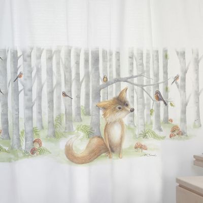 Imagen 2 del producto CORTINA DE BAÑO ALGODÓN ZORRITO