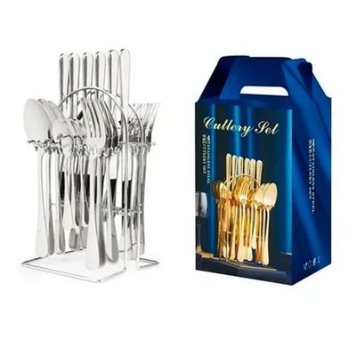 Imagen 2 del producto Juego De Cubiertos 24 Piezas Acero Inoxidable