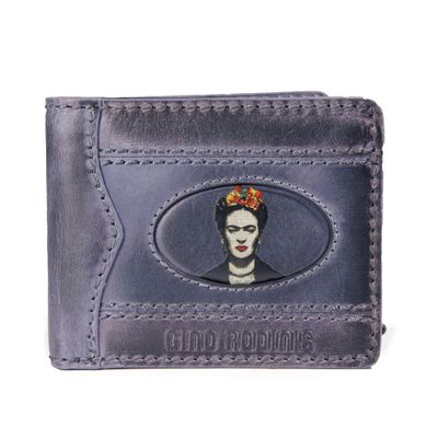 Billetera  Coco 993.1 Frida Khalo Azul Gino Rodinis