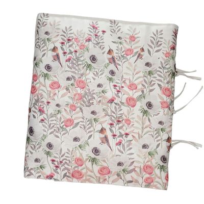 PIECERA MARISA ANÉMONE BLANCA 140 x 70