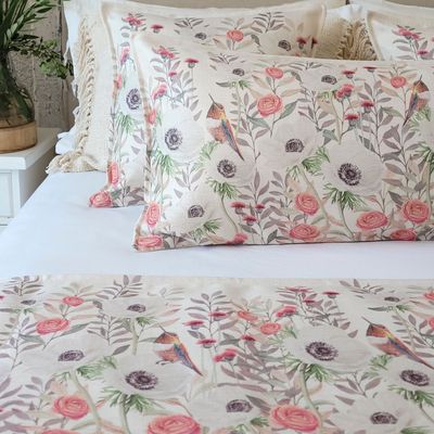 Imagen 2 del producto PIECERA MARISA ANÉMONE BLANCA 140 x 70