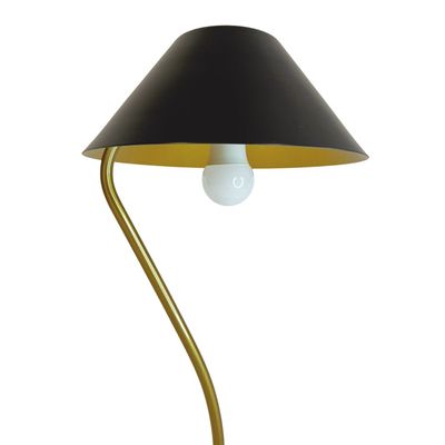 Imagen 2 del producto Lámpara de Mesa ""Dori"" Con Pantalla E-27 Dorada