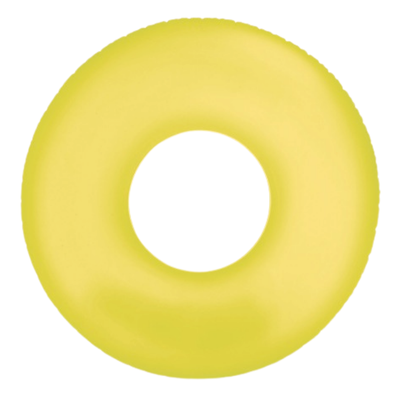 Flotador Inflable 91 Cm Neon Frost Tube Amarillo