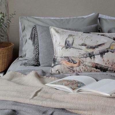 Imagen 2 del producto CUBREPLUMÓN ALGODÓN STONE WASH TAUPÉ KING