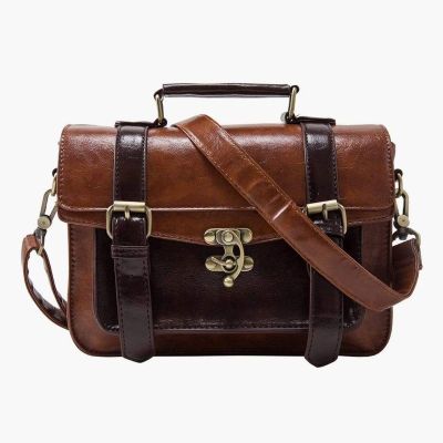 ECOSUSI MALETÍN PEQUEÑO COFFEE - MARRÓN OSCURO