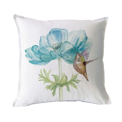 FUNDA COJÍN ALGODÓN ANÉMONE PICAFLOR 45X45