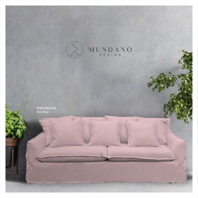 Imagen 2 del producto Sofá Palena Chenille Palo Rosa 3C