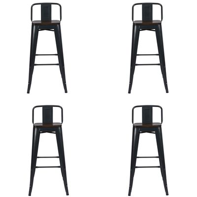 Pack 4 Bancos De Bar Tolix París