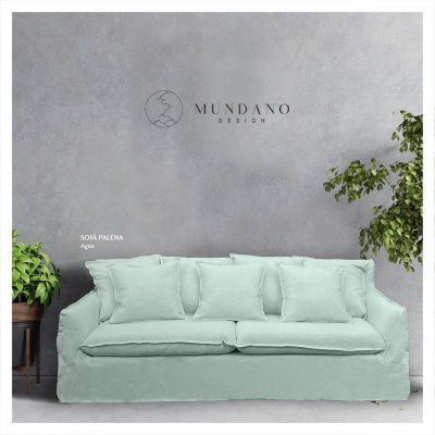 Imagen 2 del producto Sofá Palena Chenille Agua 3C