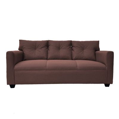 Sofá Mateo Chenille Cafe Pata Plastica 3C