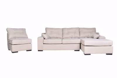 Sofá seccional 4C Derecho  Masel  Liguria  Beige