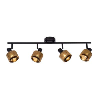 Barra Direccional Rafa Negro 4xE14