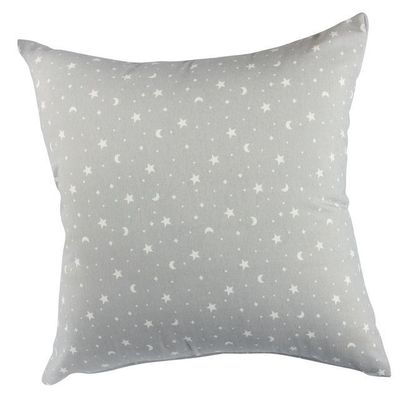 Imagen 2 del producto Set 4 Cojines Lona Estrellita Gris 50x50 cm