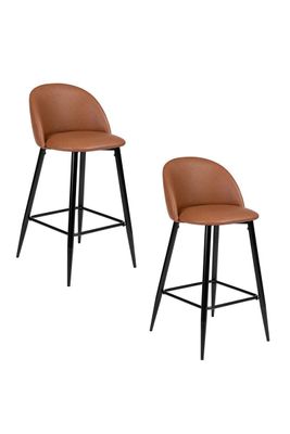 Pack 2 Sillas Bar Pu Taburetes